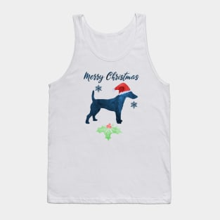 Christmas Fox Terrier Dog Tank Top